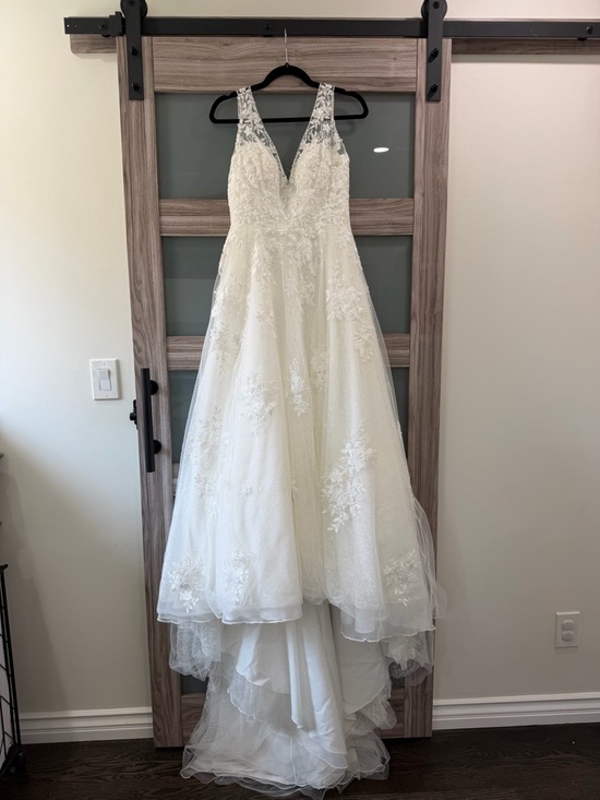 Maggie Sottero Dresses & Skirts - Maggie Sottero White Lace A-Line Wedding Dress